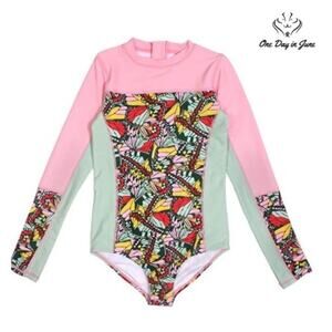 SwimZip Long Sleeve One Piece Swimsuit Size 2T